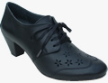 Ladies EVE dance shoe in soft black leather